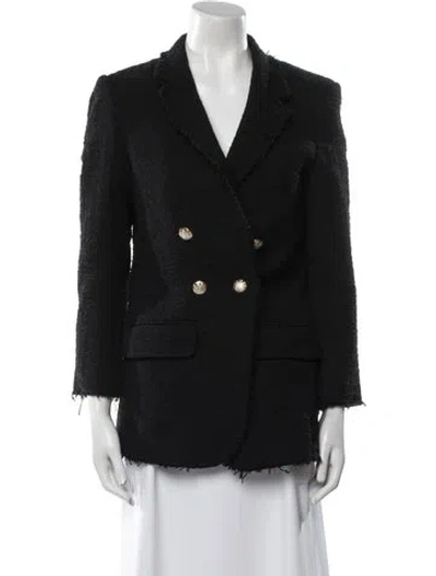 Pre-owned Frame Blazer In Black