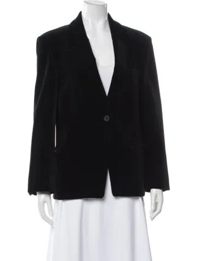 Pre-owned Frame Blazer In Black