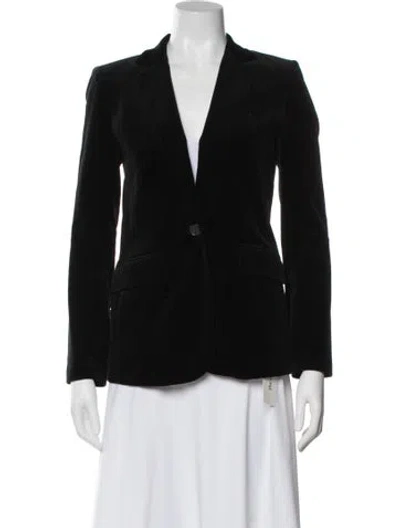 Pre-owned Frame Blazer In Black