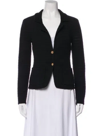 Pre-owned Frame Blazer In Black