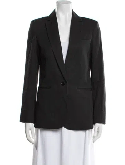 Pre-owned Frame Blazer In Black