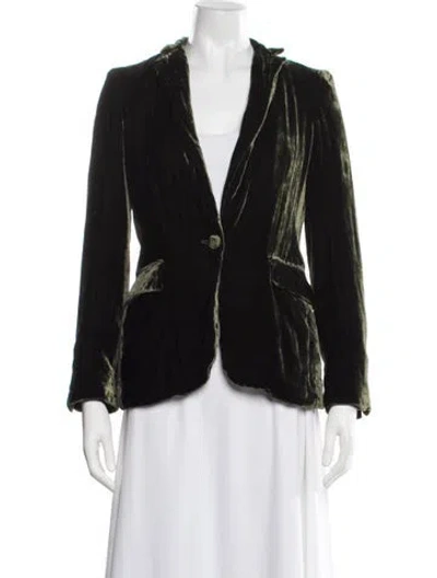 Pre-owned Frame Blazer In Black