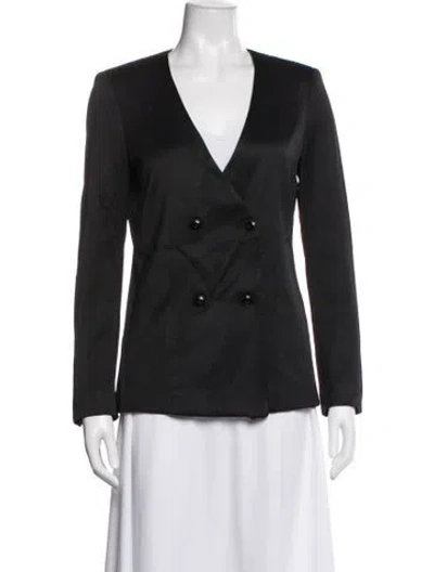 Pre-owned Frame Blazer In Black