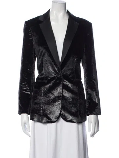 Pre-owned Frame Blazer In Black