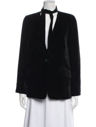 Pre-owned Frame Blazer In Black