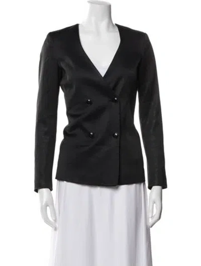 Pre-owned Frame Blazer In Black