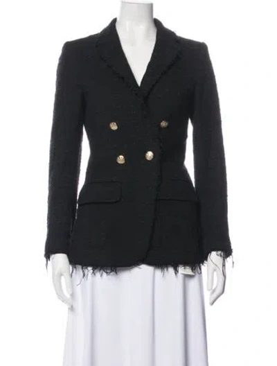Pre-owned Frame Blazer In Black