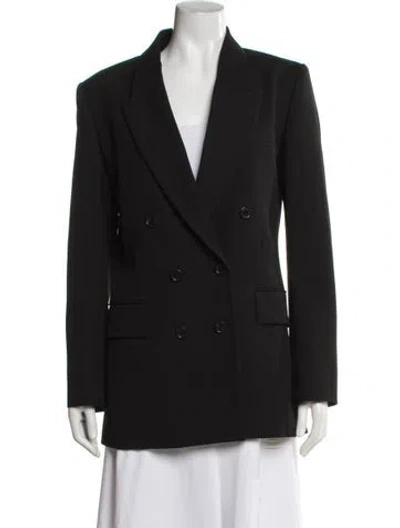 Pre-owned Frame Blazer In Black