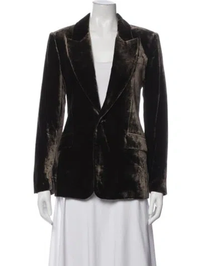 Pre-owned Frame Blazer In Black