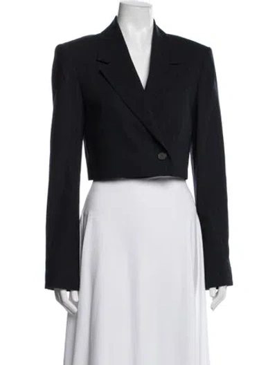 Pre-owned Frame Blazer In Black