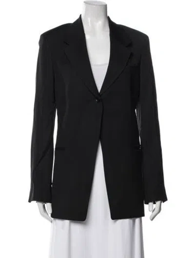 Pre-owned Frame Blazer In Black