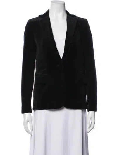 Pre-owned Frame Blazer In Black