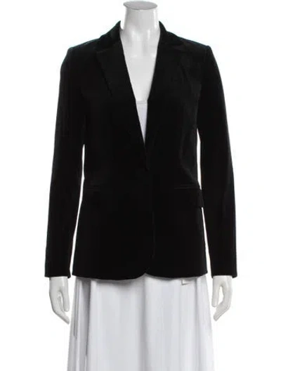 Pre-owned Frame Blazer In Black