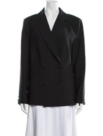 Pre-owned Frame Blazer In Black