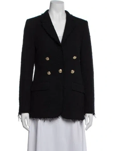 Pre-owned Frame Blazer In Black