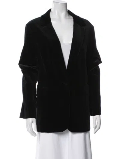 Pre-owned Frame Blazer In Black