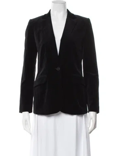 Pre-owned Frame Blazer In Black