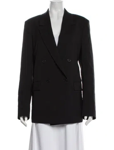 Pre-owned Frame Blazer In Black