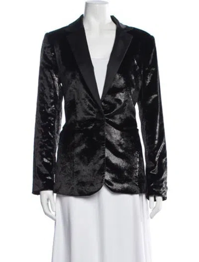 Pre-owned Frame Blazer In Black
