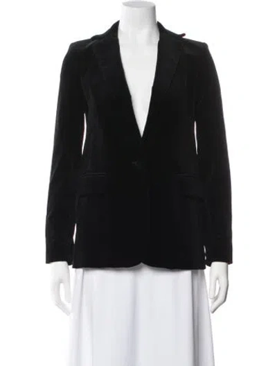 Pre-owned Frame Blazer In Black