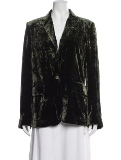 Pre-owned Frame Blazer In Black