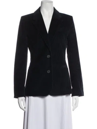 Pre-owned Frame Blazer In Black/blue