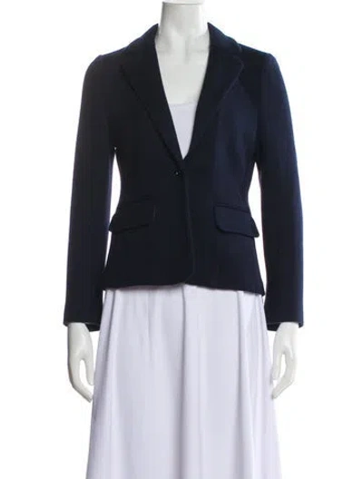 Pre-owned Frame Blazer In Blue