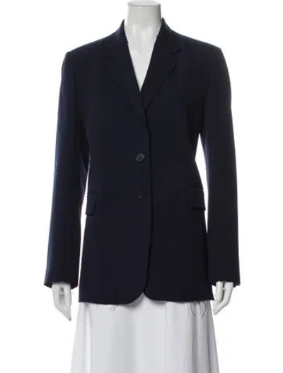 Pre-owned Frame Blazer In Blue