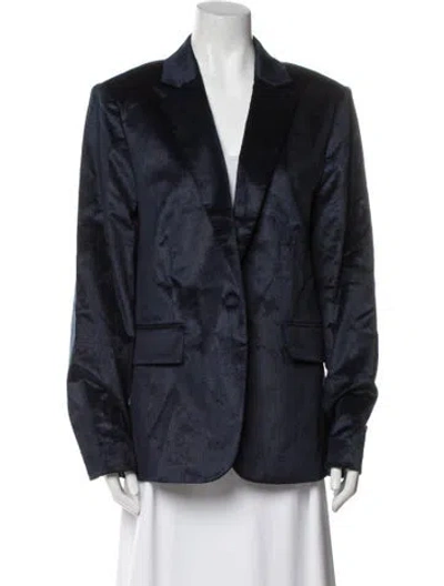 Pre-owned Frame Blazer In Blue
