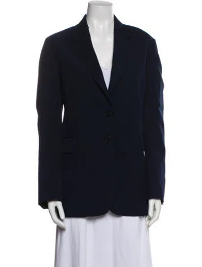 Pre-owned Frame Blazer In Blue