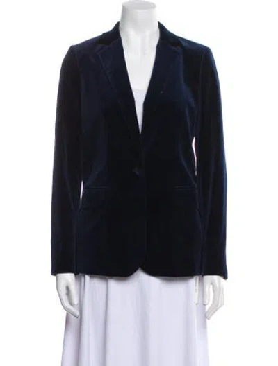 Pre-owned Frame Blazer In Blue
