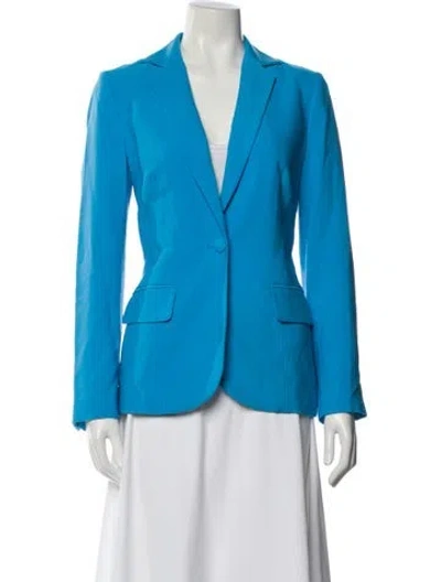 Pre-owned Frame Blazer In Blue