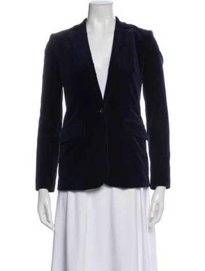 Pre-owned Frame Blazer In Blue