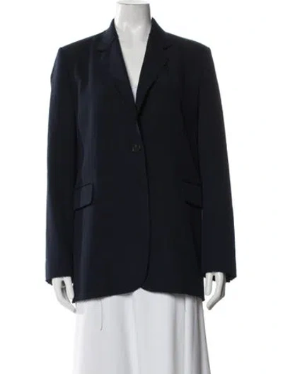 Pre-owned Frame Blazer In Blue