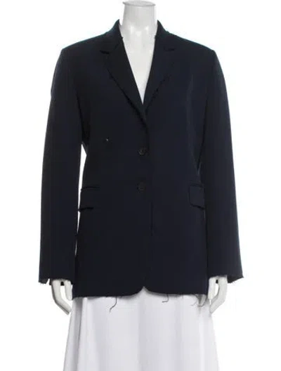 Pre-owned Frame Blazer In Blue