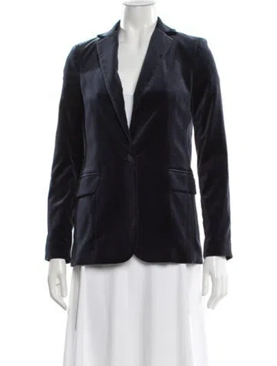Pre-owned Frame Blazer In Blue