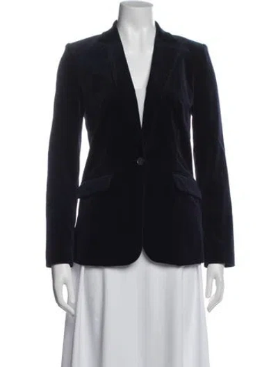 Pre-owned Frame Blazer In Blue