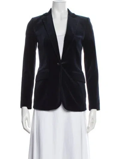 Pre-owned Frame Blazer In Blue