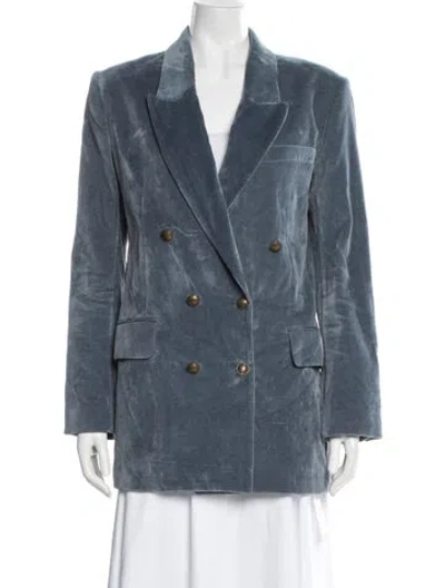 Pre-owned Frame Blazer In Blue