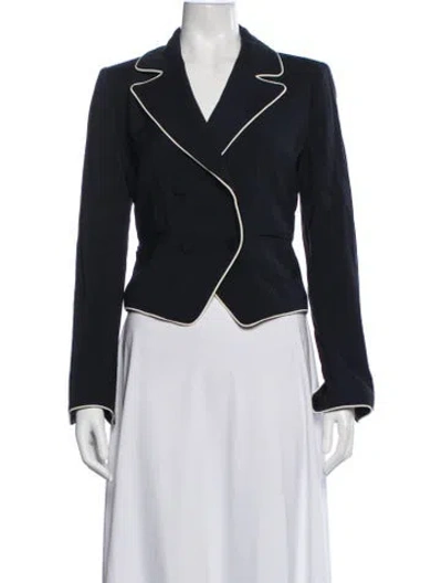 Pre-owned Frame Blazer In Blue