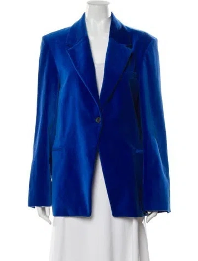 Pre-owned Frame Blazer In Blue