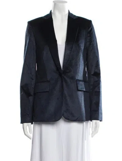 Pre-owned Frame Blazer In Blue