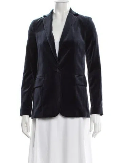 Pre-owned Frame Blazer In Blue
