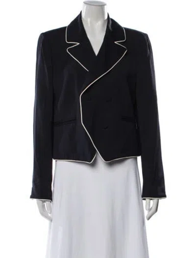 Pre-owned Frame Blazer In Blue