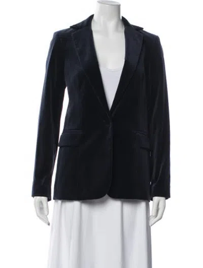 Pre-owned Frame Blazer In Blue