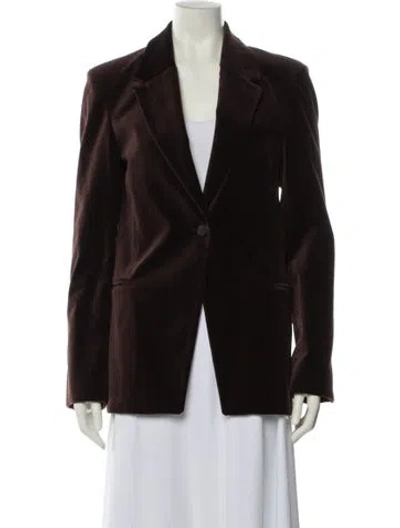 Pre-owned Frame Blazer In Brown