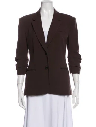 Pre-owned Frame Blazer In Brown