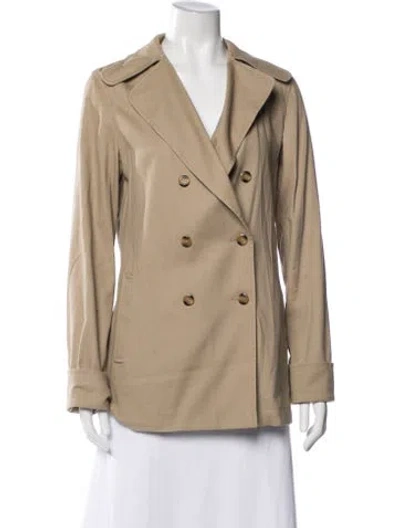 Pre-owned Frame Blazer In Brown
