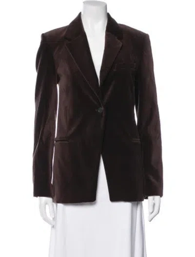 Pre-owned Frame Blazer In Brown
