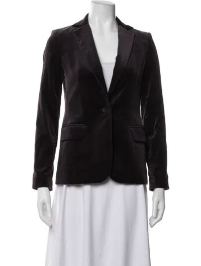 Pre-owned Frame Blazer In Brown
